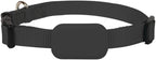 PawsPath Pet GPS Tracker Collar, Unlimited Range Waterproof Anti-Lost Device Smart Locator for Dogs and Cats, Apple iOS FindMy Compatible, Black, Medium