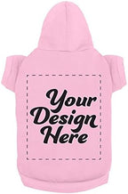 Personalized Dog Hooded Custom Sweatshirt Pet Pullover Hoodie Text/Image Small/Medium/Large Dogs,Puppy,Cat and Kitten