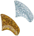 Champagne Combo Soft Nail Caps Cats Claws 40pk (20 Gold Glitter - 20 Silver Glitter) Small Size