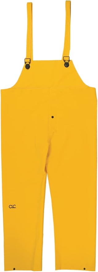 Custom Leathercraft mens Bib painting coveralls, Yellow, 3XLarge US