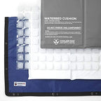 CoolerDog Hydro Cooling Mat 4 Pack for Dogs – Connectable Dog Cooling Mats & Cooling Pads for Hot Weather – Triple Layer Ice & Water Cooling System (23" x 18" Each)