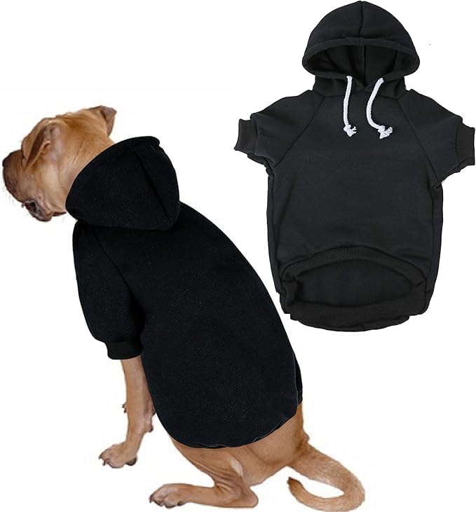 Blank Dog Sweatshirt Pet Hoodie for Puppy Small Dogs Doggie Clothes S