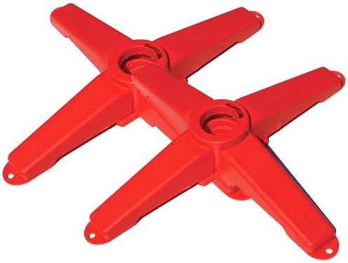 J&J Dog Supplies Agility Pedestal Jump Base (Red, 1")