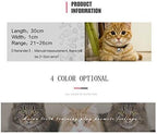 CHUKCHI Pink Soft Velvet Safe Cat Adjustable Collar with Crystal Heart Charm and Bells 8-11 Inches(Black+Red)