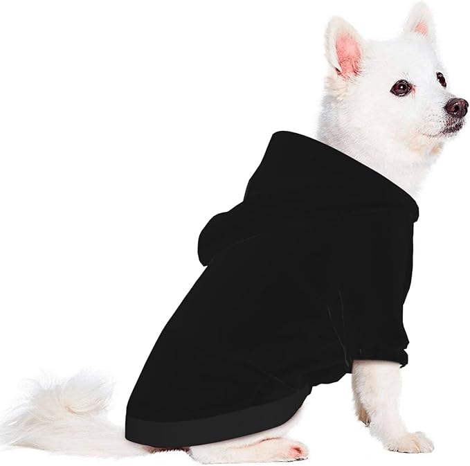 Dog Clothes for Small Dogs, Dog Hoodie Hoodies Custom Pet Puppy Sweatshirt Sweaters Ropa para Perros Pequeños Personalized Sweater Shirt,Black01, XS, Customized Gifts