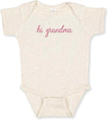 COUPLEHOODIES Personalized Baby Onesie Bodysuit – Custom Embroidery Gift for Pregnancy Reveal Baby Shower or First Grandchild
