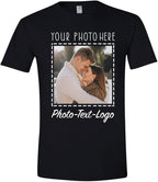 Personalized Clothing with Your Photo Custom T-Shirts, Sweatshirts & Hoodies Add Text or Logo Front