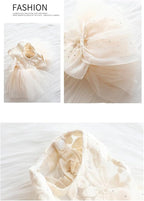 Fashion Sweet Puppy Dog Blingbling Princess Skirt Pet Dog Lace Cake Camisole Tutu Dress C-White M