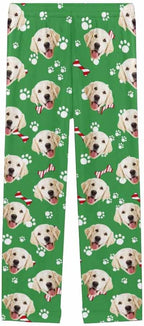 Custom Face Pajamas Pants Personalized Nightwear Bottoms for Women XS-XXL