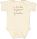 COUPLEHOODIES Personalized Baby Onesie Bodysuit – Custom Embroidery Gift for Pregnancy Reveal Baby Shower or First Grandchild