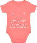 My Siblings Have Paws Bodysuit Baby Paws Romper Cat Whiskers Bodysuit Cute Baby Clothes Newborn Sibling Announcement Bodysuit