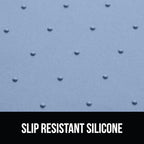 GORILLA GRIP 100% Waterproof Raised Edge BPA Free Silicone Pet Feeding Mat, Dog Cat Food Mats Contain Spills Protects Floors, Placemats for Cats and Dogs Water Bowl, Pets Accessories 18.5x11.5 Blue