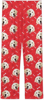 Custom Face Pajamas Pants Personalized Sleepwear Bottoms for Women XS-XXL