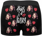 M YESCUSTOM Custom Faces Funny Short Briefs Gift for Husband Underwear