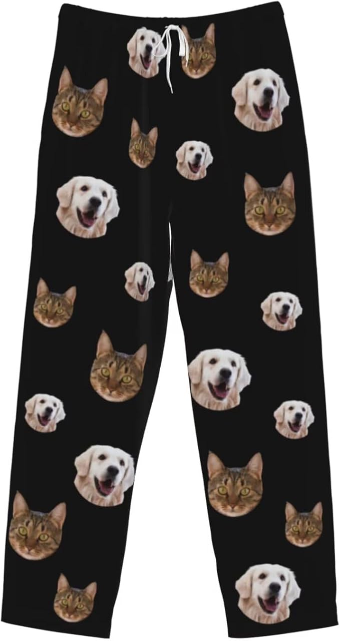 Custom Pajama Pants Personalized Pajama Bottoms With Photo Customizable Pajama For Men Women Add Your Design
