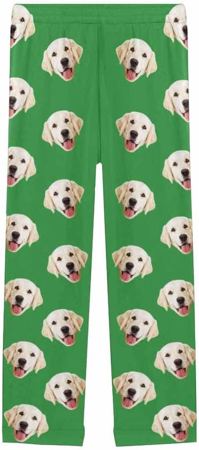Custom Face Pajamas Pants Personalized Sleepwear Bottoms for Women XS-XXL