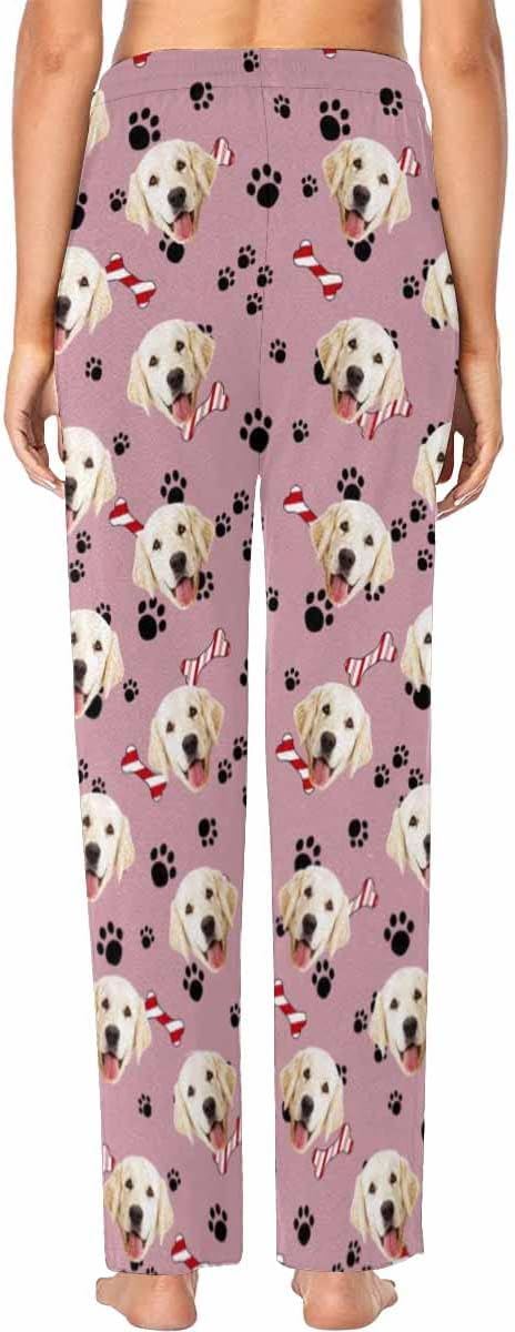Custom Face Pajamas Pants Personalized Nightwear Bottoms for Women XS-XXL