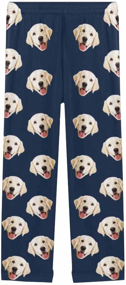Custom Face Pajamas Pants Personalized Sleepwear Bottoms for Women XS-XXL