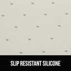 GORILLA GRIP 100% Waterproof Raised Edge BPA Free Silicone Pet Feeding Mat, Dog Cat Food Mats Contain Spills Protects Floors, Placemats for Cats and Dogs Water Bowl, Pets Accessories 32x24 Cream