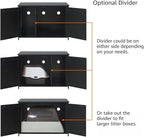 unipaws Black Top Opening Cat Litter Box Enclosure, Flip Top XL Extra Large Cat Box Furniture, Friendly to Elderly People, High Jumbo Automatic Litter Box Cover Hidden for Large Cat