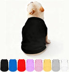 Personalized Dog Shirt Custom Pet T Shirts for Small Large Dogs Customized Puppy Clothes with Name Logo Picture Breathable Pets Sleeveless Vest Apparel Gifts, All-Black, 3XL