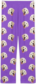 Custom Face Pajamas Pants Personalized Sleepwear Bottoms for Women XS-XXL