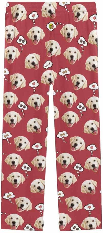 Custom Face Pajamas Pants Personalized Sleepwear Bottoms for Women XS-XXL