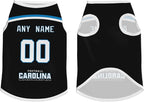 Carolina Custom Pet Jersey Dog Clothes Jersey Various Sizes Customized Any Name & Number for Small & Middle and Big Dogs