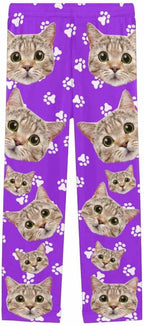 FunStudio Personalized Pajama Pants for Women Custom Photo Face Printed Pajama Bottoms with Pockets