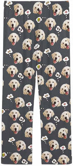 Custom Face Pajamas Pants Personalized Sleepwear Bottoms for Women XS-XXL