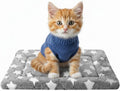 Dog Bed Mat - Soft and Comfortable Dog Kennel Cat Bed, Washable Dog Bed or Cat Bed, Suitable for Dog Crate Ped, Cat Cage BedGray, 18" L x 14" W x 1.5" Th