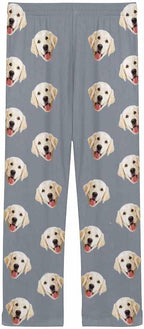 Custom Face Pajamas Pants Personalized Sleepwear Bottoms for Women XS-XXL