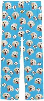 Custom Face Pajamas Pants Personalized Sleepwear Bottoms for Women XS-XXL