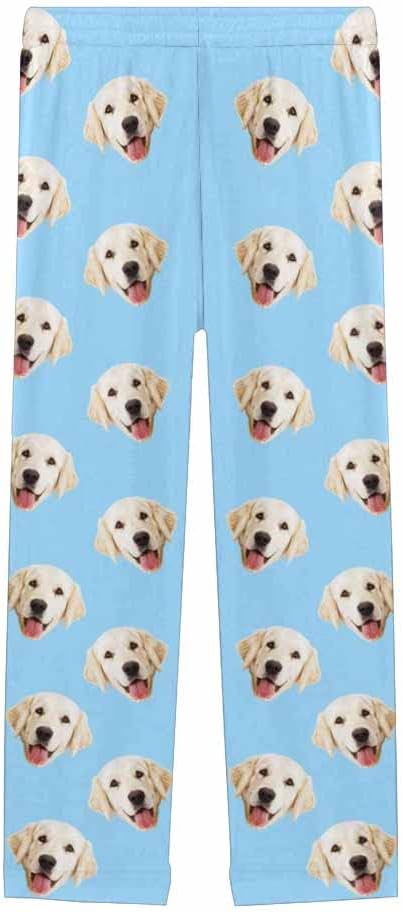 Custom Face Pajamas Pants Personalized Sleepwear Bottoms for Women XS-XXL