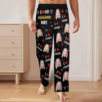 Personalized Face Pajama Pants for Men Women Custom Photo Printed Pajamas Bottoms Trousers Gift for Christmas Birthday