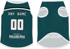 Philadelphia Custom Pet Jersey Dog Jersey Clothes Various Sizes Customized Any Name & Number for Small & Middle and Big Dogs