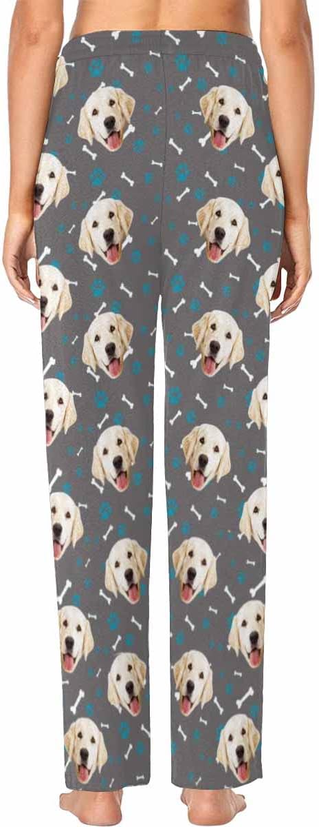 Custom Face Pajamas Pants Personalized Sleepwear Bottoms for Women XS-XXL