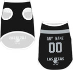 Las Vegas Dog Clothes Jersey Pet Jersey Customized Any Name & Number S-5XL for Small Middle and Big Dogs