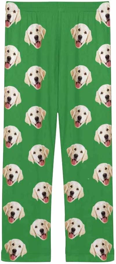 Custom Face Pajamas Pants Personalized Sleepwear Bottoms for Women XS-XXL