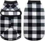 EXPAWLORER Plaid Cat Sweater - Pet Clothes Cat Puppy Vest Warm Fleece Hoodie for Cats, Fall and Cold Winter Coat Pullover Design, Buffalo Checked Sweatshirt Clothing Also for Small Dogs