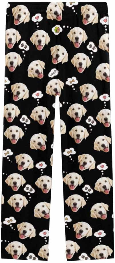 Custom Face Pajamas Pants Personalized Sleepwear Bottoms for Women XS-XXL