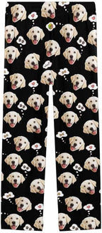 Custom Face Pajamas Pants Personalized Sleepwear Bottoms for Women XS-XXL