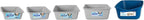 Petmate Litter Pan, Blue/Gray, Small, Made in USA