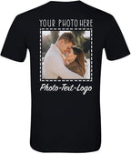 Personalized Clothing with Your Photo Custom T-Shirts, Sweatshirts & Hoodies Add Text or Logo Front