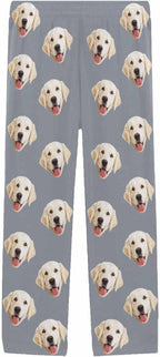 MyPupSocks Personalized Face Pajamas Pants Photo Pajama Bottoms for Men S-XXL