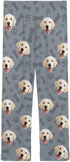 Custom Face Pajamas Pants Personalized Sleepwear Bottoms for Women XS-XXL