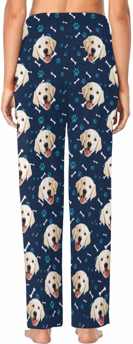 Custom Face Pajamas Pants Personalized Sleepwear Bottoms for Women XS-XXL