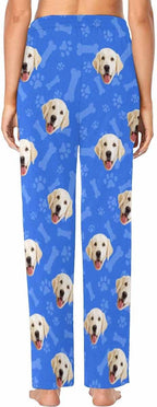 Custom Face Pajamas Pants Personalized Sleepwear Bottoms for Women XS-XXL