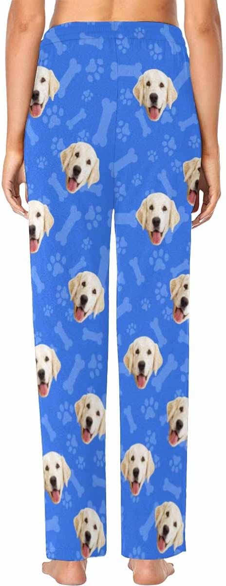 Custom Face Pajamas Pants Personalized Sleepwear Bottoms for Women XS-XXL