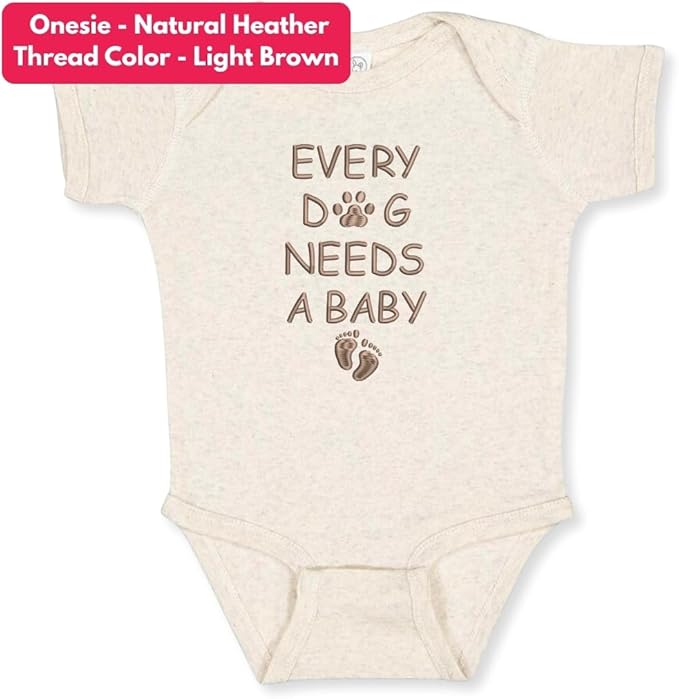 COUPLEHOODIES Personalized Baby Onesie Bodysuit – Custom Embroidery Gift for Pregnancy Reveal Baby Shower or First Grandchild